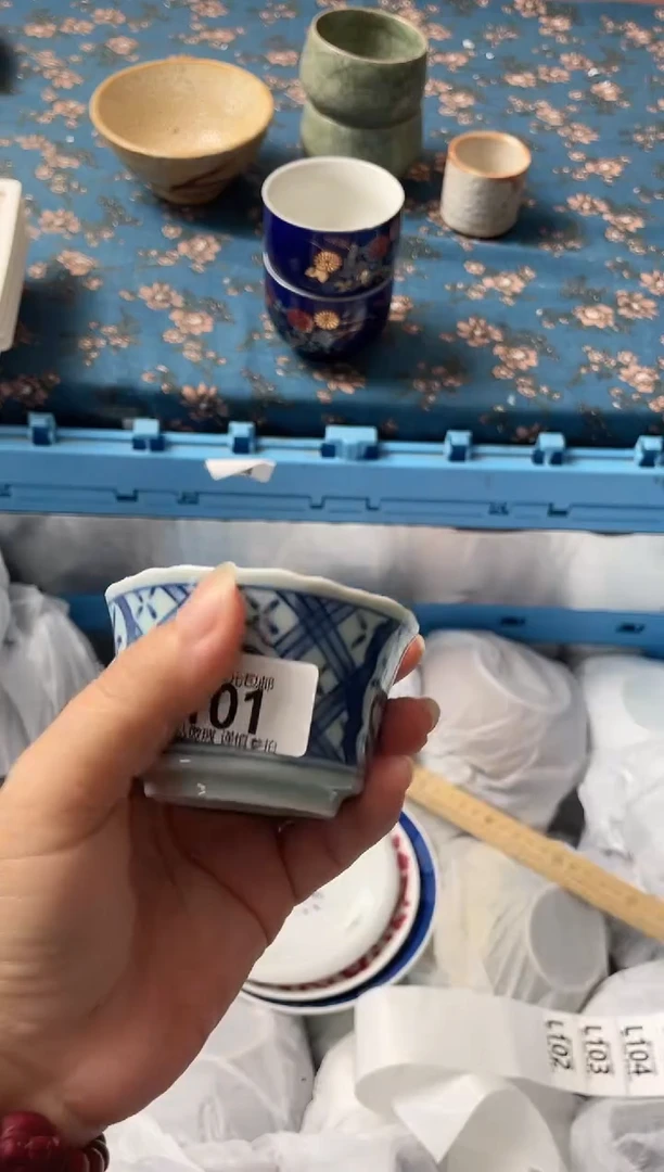 瓷片小***贝瓷器瓷器L101