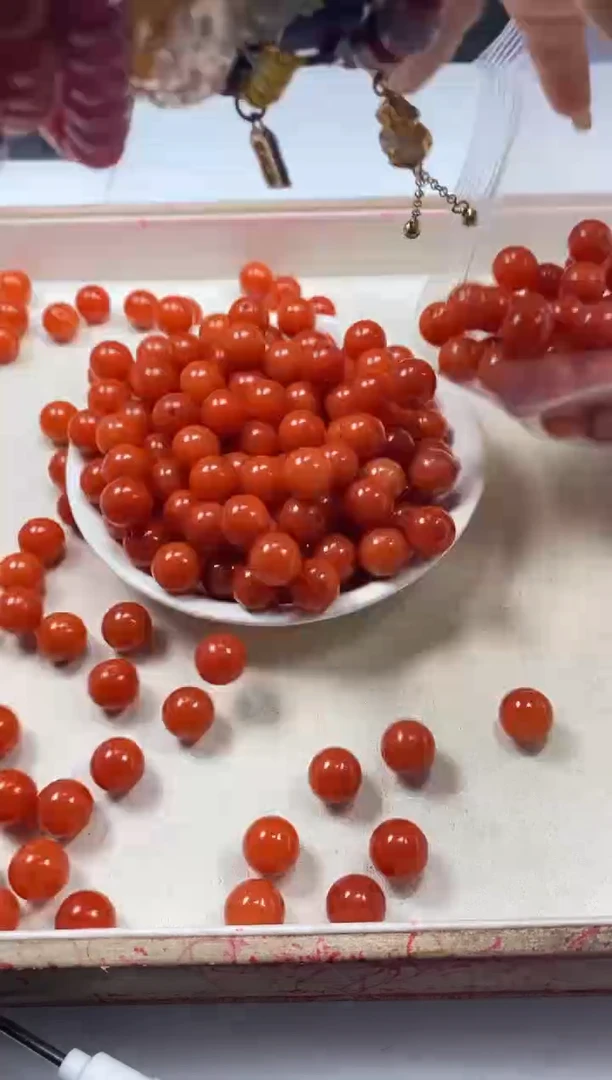 【闪购商品】玛瑙/玉髓颈饰未镶嵌w2258满肉南红12mm*10颗