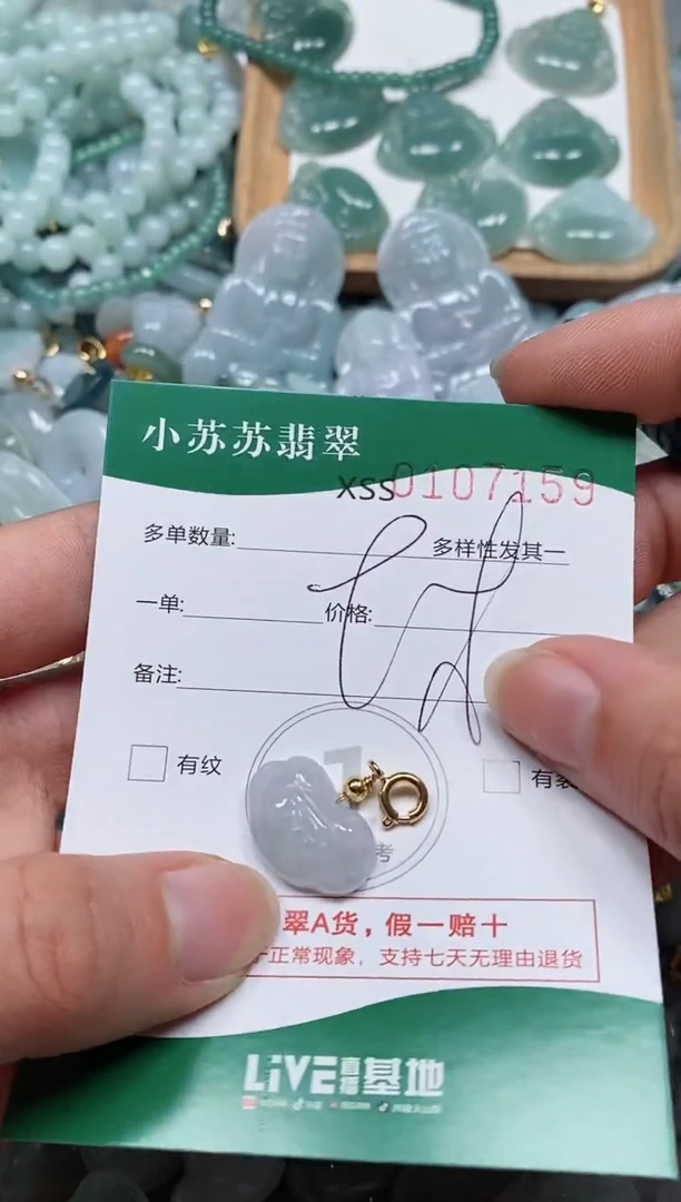 【闪购商品】翡翠颈饰未镶嵌闪购商品0107159