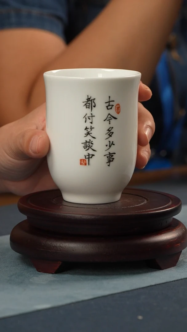 杯子非遗传承人-江会松-题字闻香杯