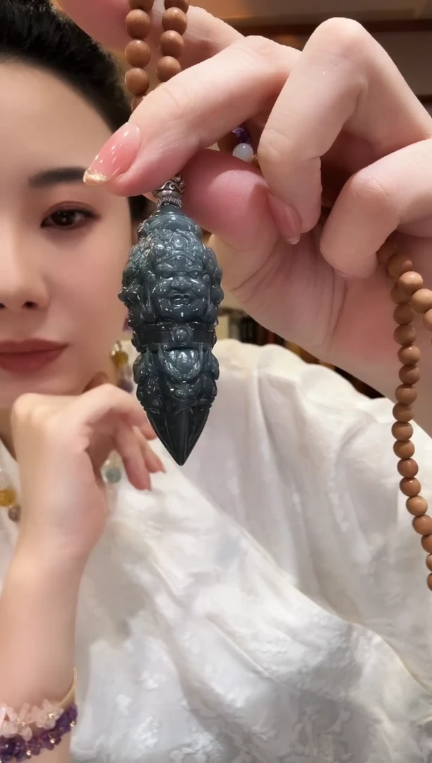 颈饰未镶嵌翡翠国风
