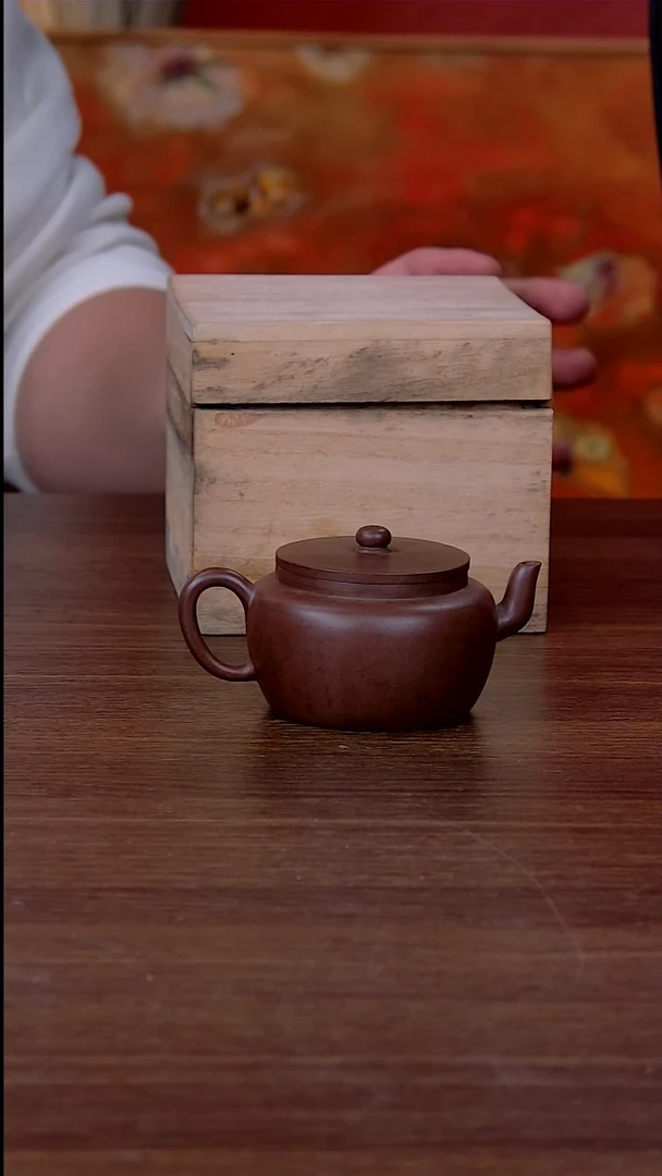 【闪购商品】紫砂茶壶行人底  平盖宫灯