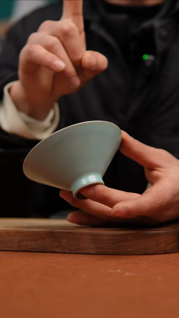 【闪购商品】瓷片原产地原矿仿古斗笠杯