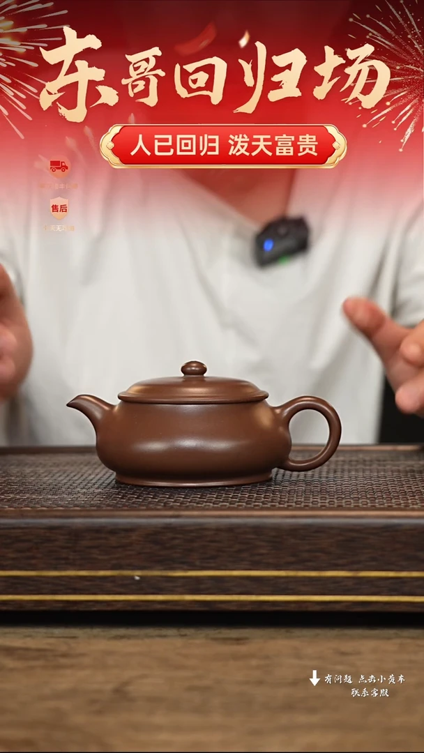 【闪购商品】紫砂茶壶冠砂甄选67