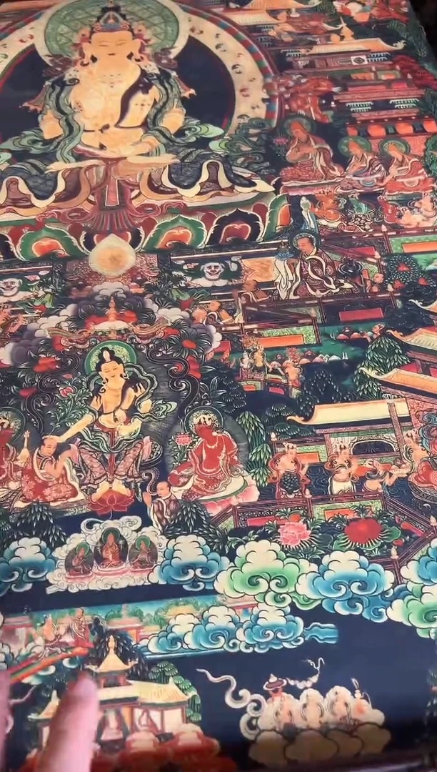 卷轴画手绘唐卡092