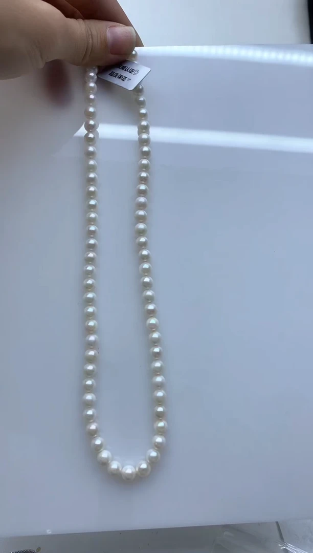 颈饰未镶嵌海水珍珠6mm项链