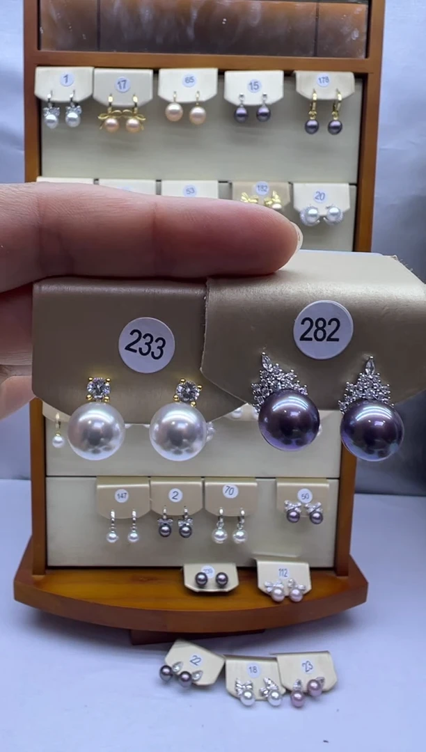 未镶嵌耳饰淡水珍珠233+282