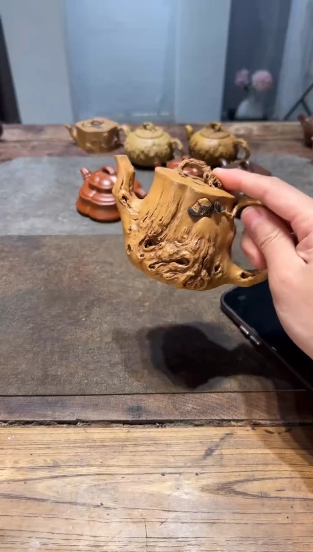 茶壶紫砂骑****京达摩 黄金段