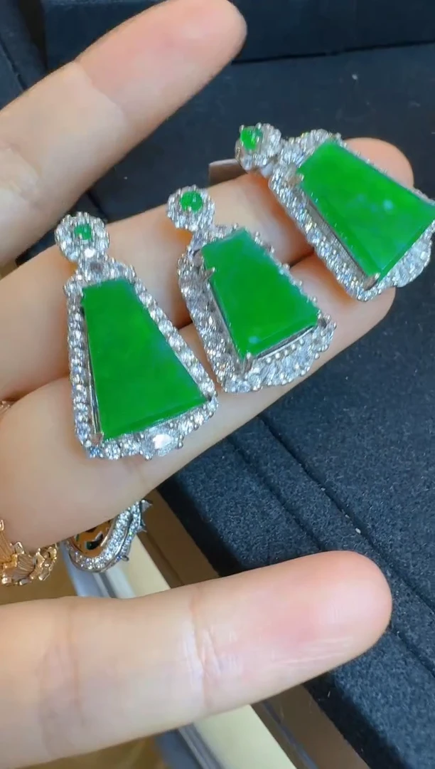 翡翠银S925镶嵌吊坠(不含链)多样性团购发一件