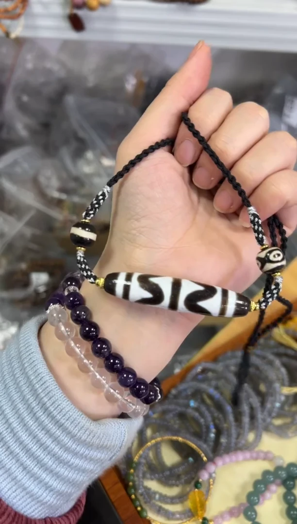 【闪购商品】玛瑙/玉髓手链未镶嵌双虎牙玛瑙珠项链[3961]