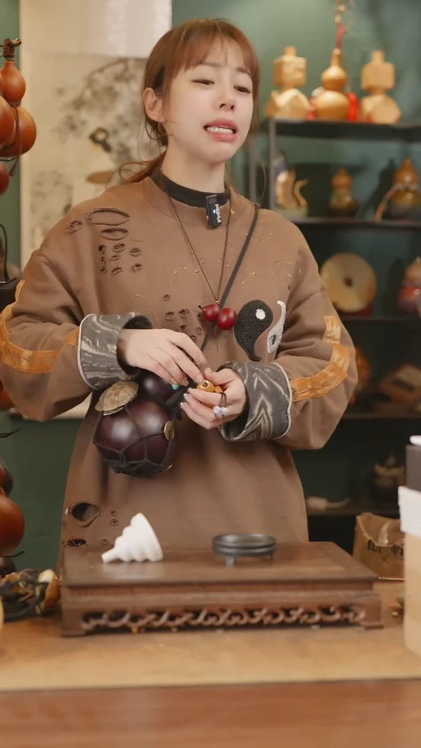 【闪购商品】48号精品天然大漆工艺防渗内胆酒葫芦~