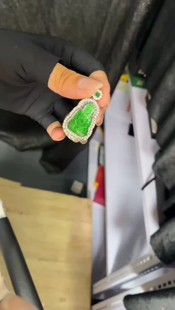 未镶嵌定制翡翠36定制翡翠-多样性发货（发其一）