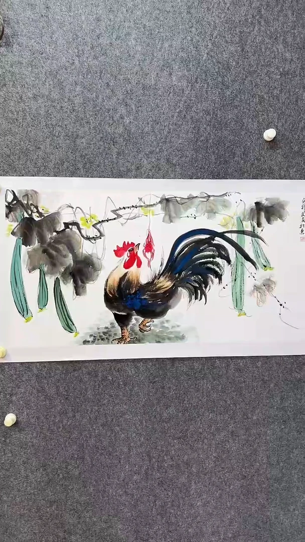 国画国画作品  4.5平尺