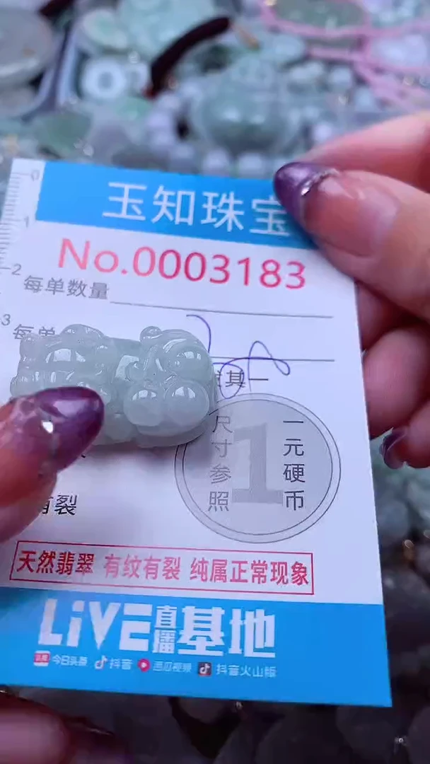 翡翠未镶嵌吊坠(不含链)3183