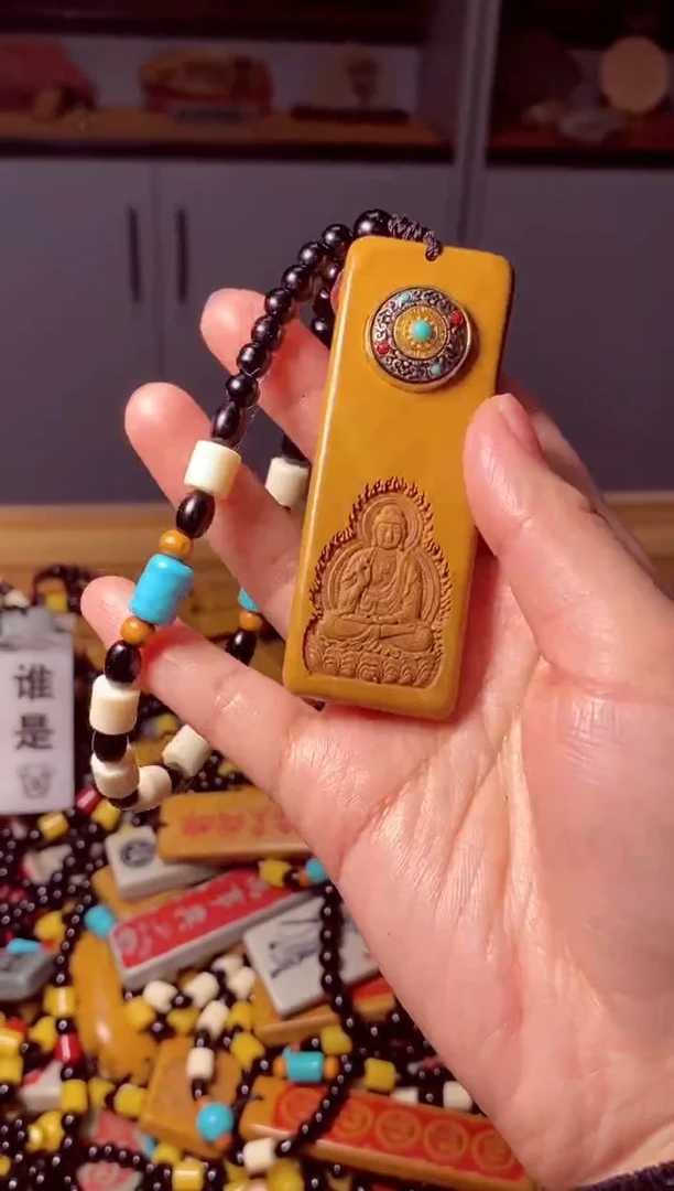 石材狗石头雕刻手把件挂件