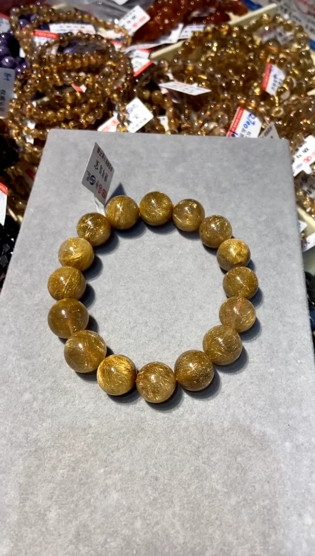 【闪购商品】水晶735-未镶嵌金发15mm+