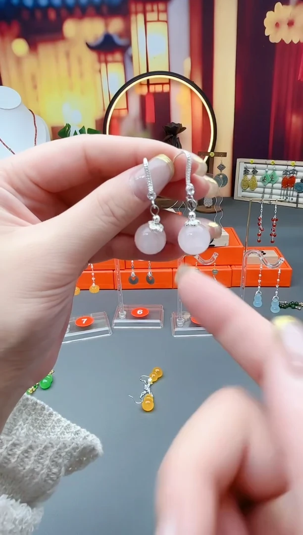 未镶嵌耳饰水晶216