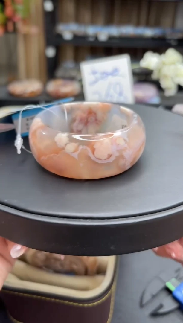 未镶嵌手镯石英质玉35(52圈)