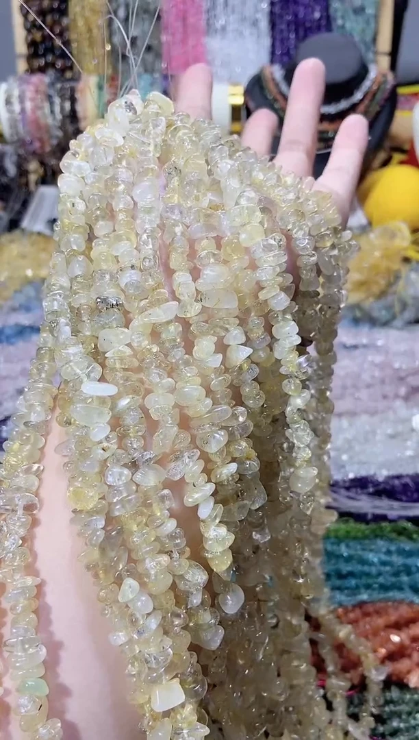 未镶嵌珠宝半成品水晶金发晶