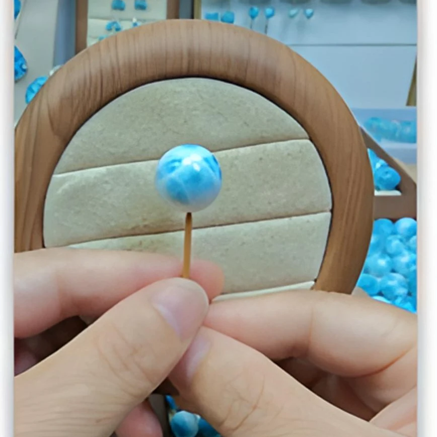 未镶嵌针钠钙石（海纹石）珠宝半成品多样性发一