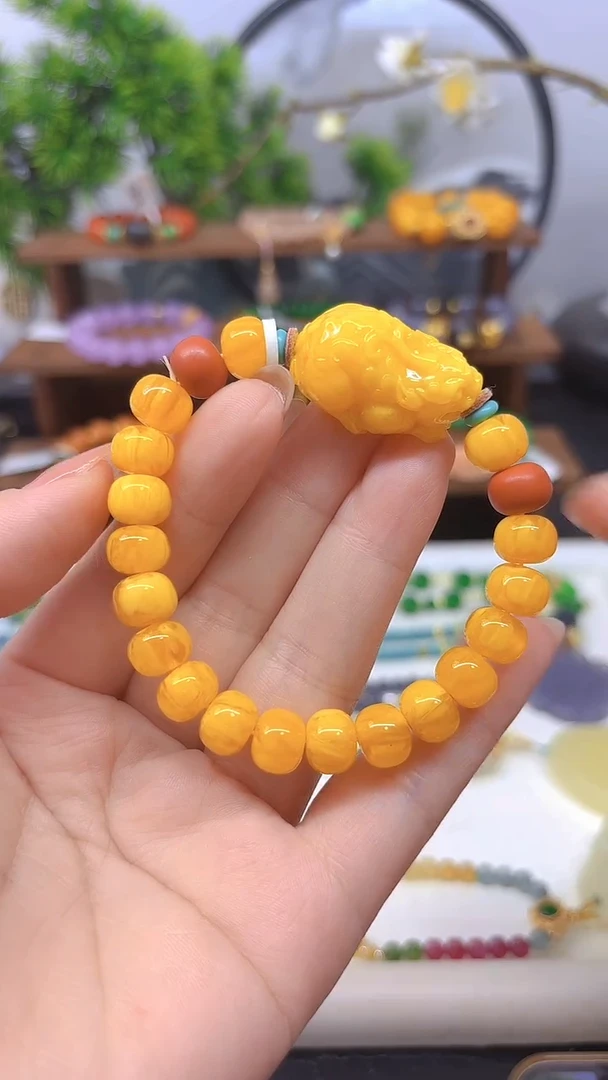 手链蜜蜡未镶嵌S345