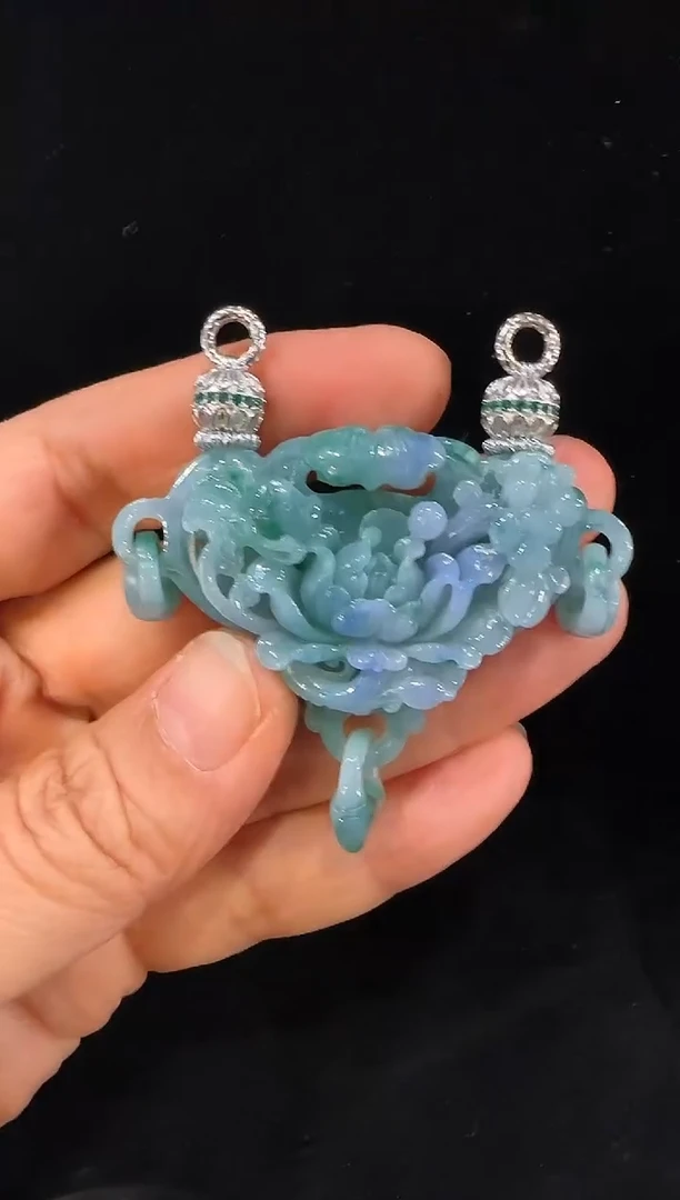 颈饰未镶嵌翡翠国风