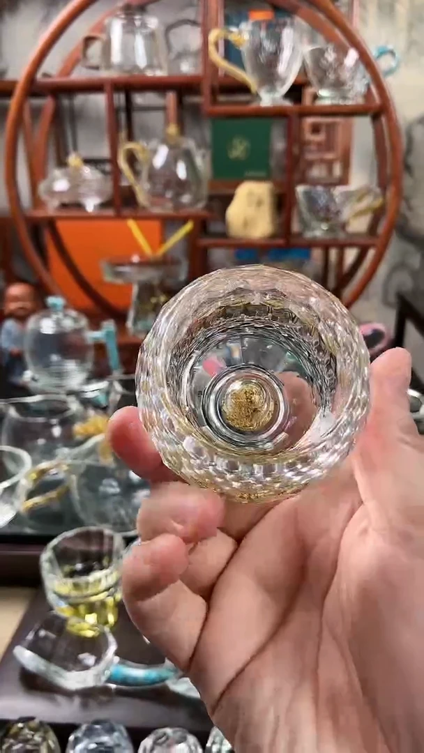【闪购商品】球形茶碗金箔单个装