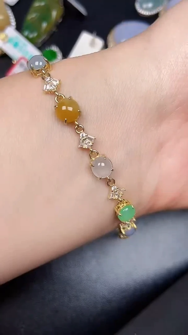 银S925镶嵌戒指翡翠2300