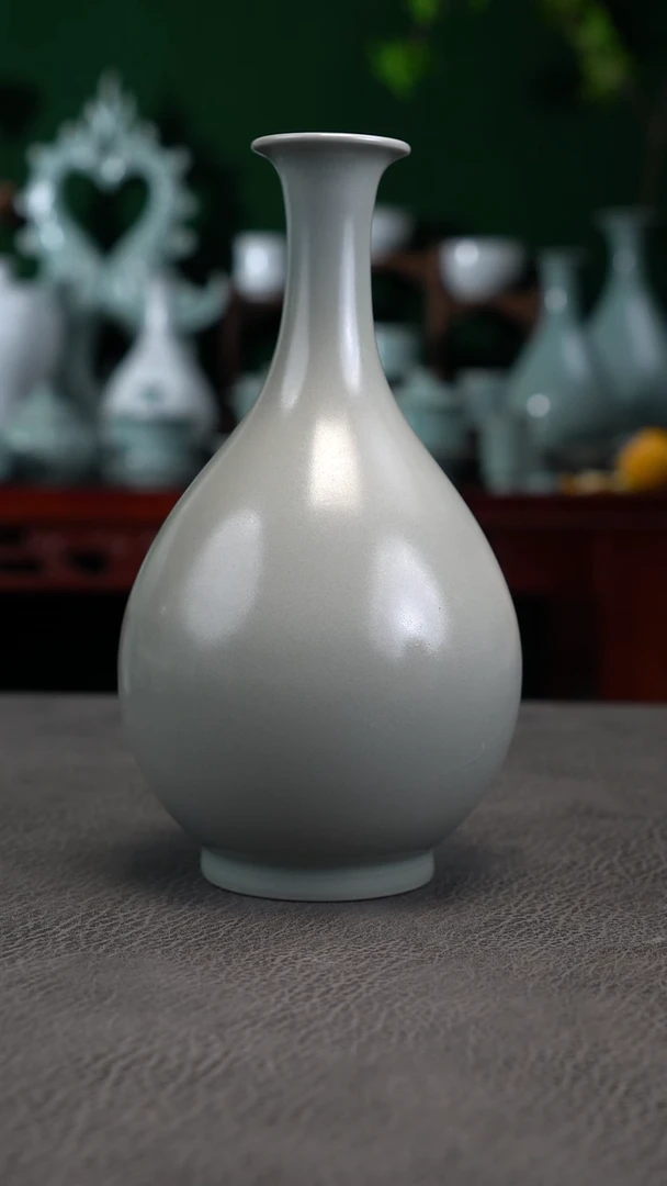 大***?柴烧-玉壶春19.7一级品-二