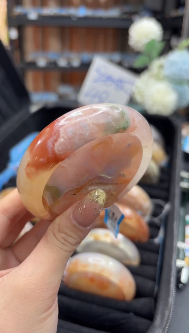 未镶嵌手镯石英质玉C115(59圈赠送镯心)