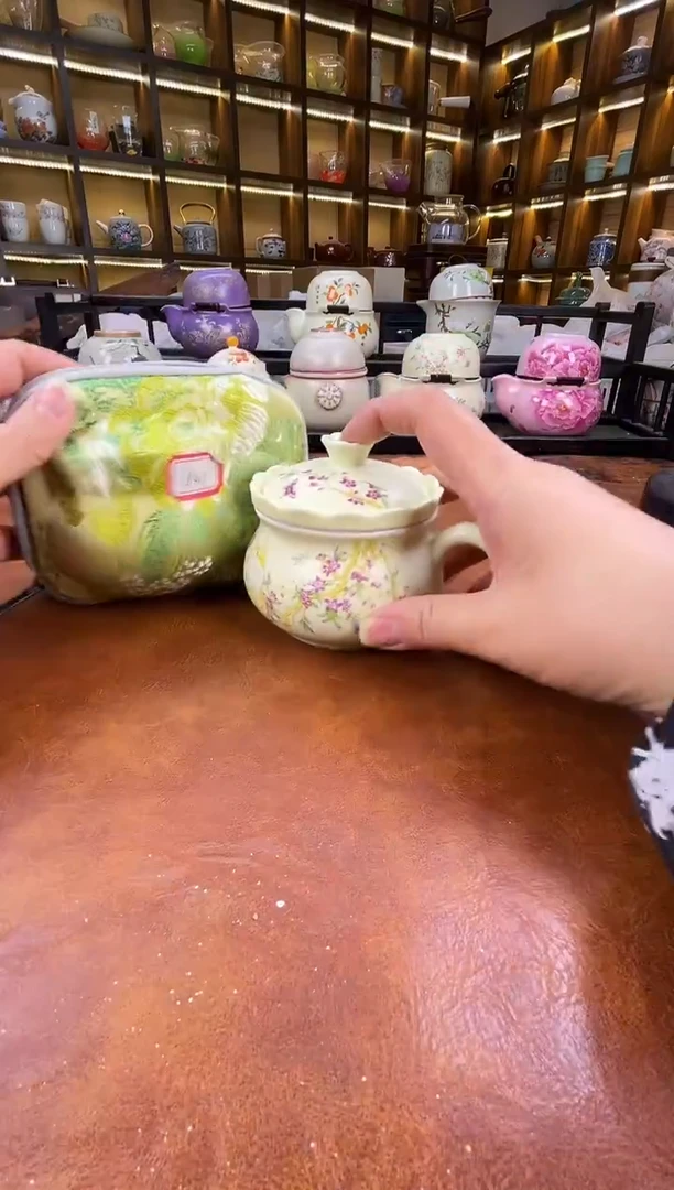 .桃花猫咪茶咖杯