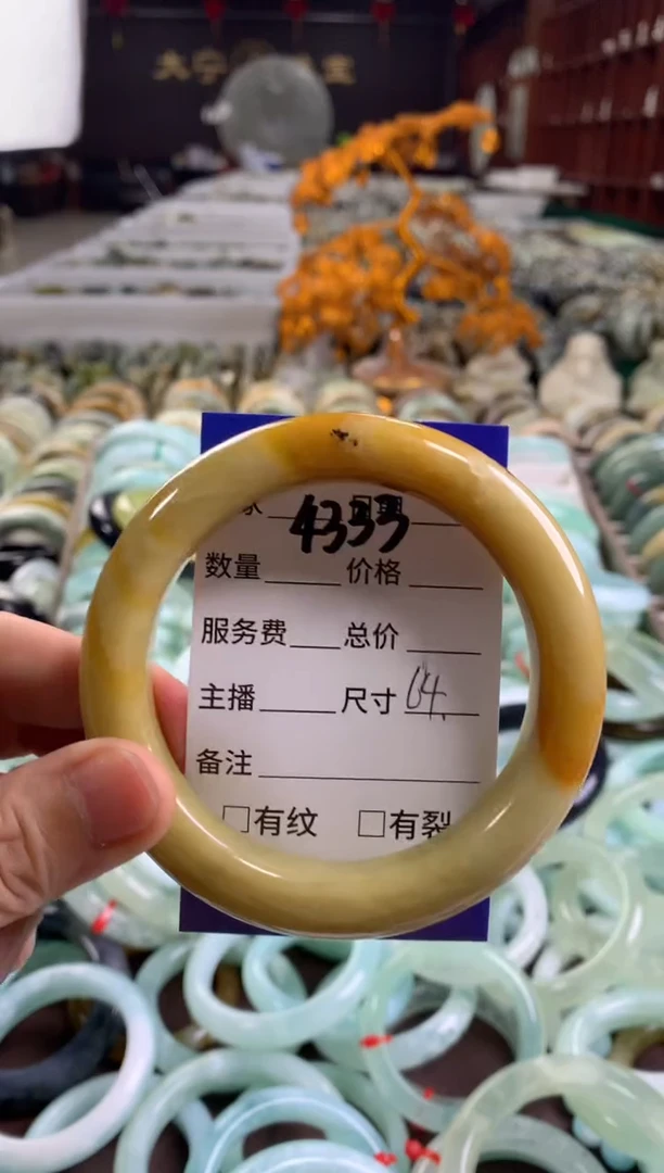 蛇纹石玉未镶嵌手镯4333