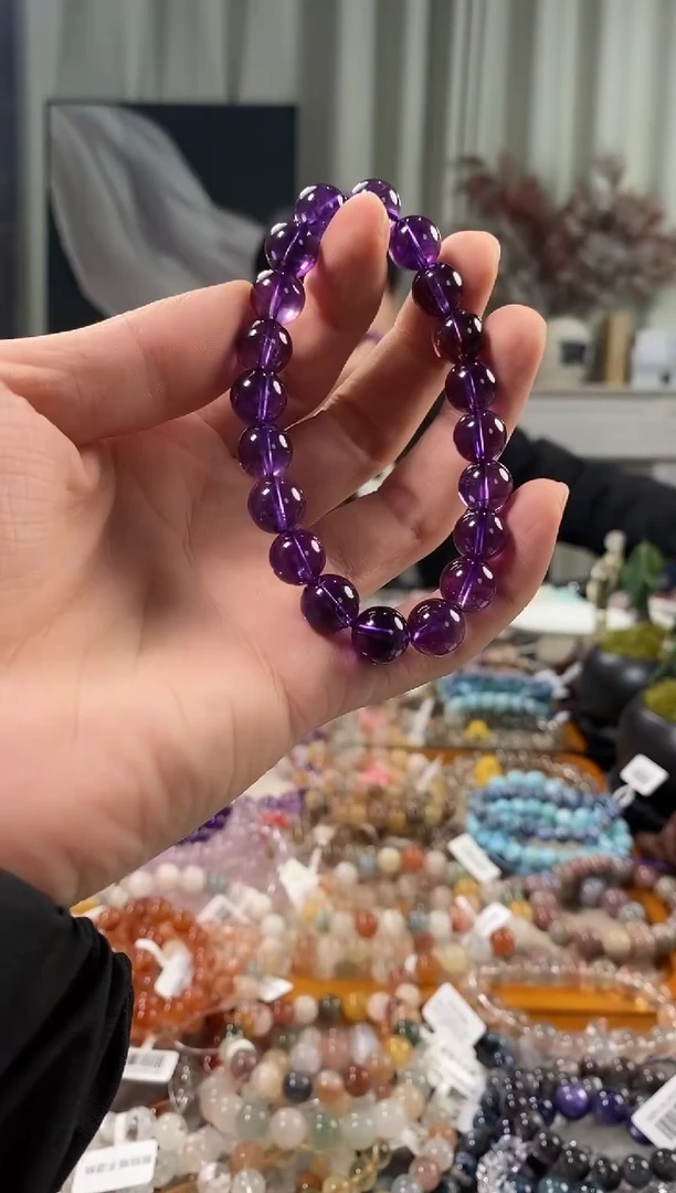 未镶嵌手链水晶紫水晶