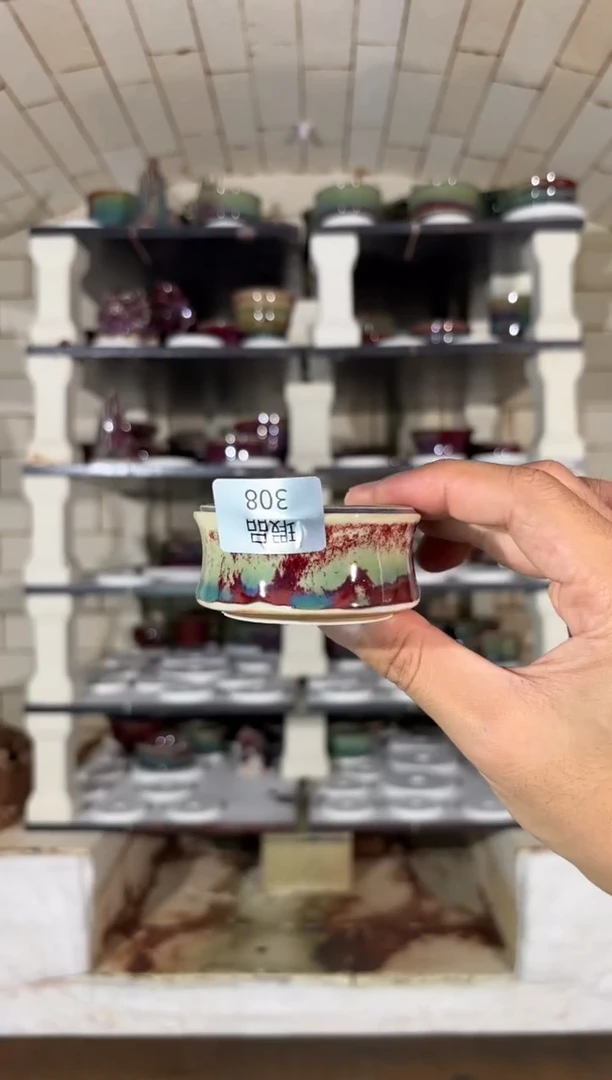 摆件精品窑变钧瓷茶器