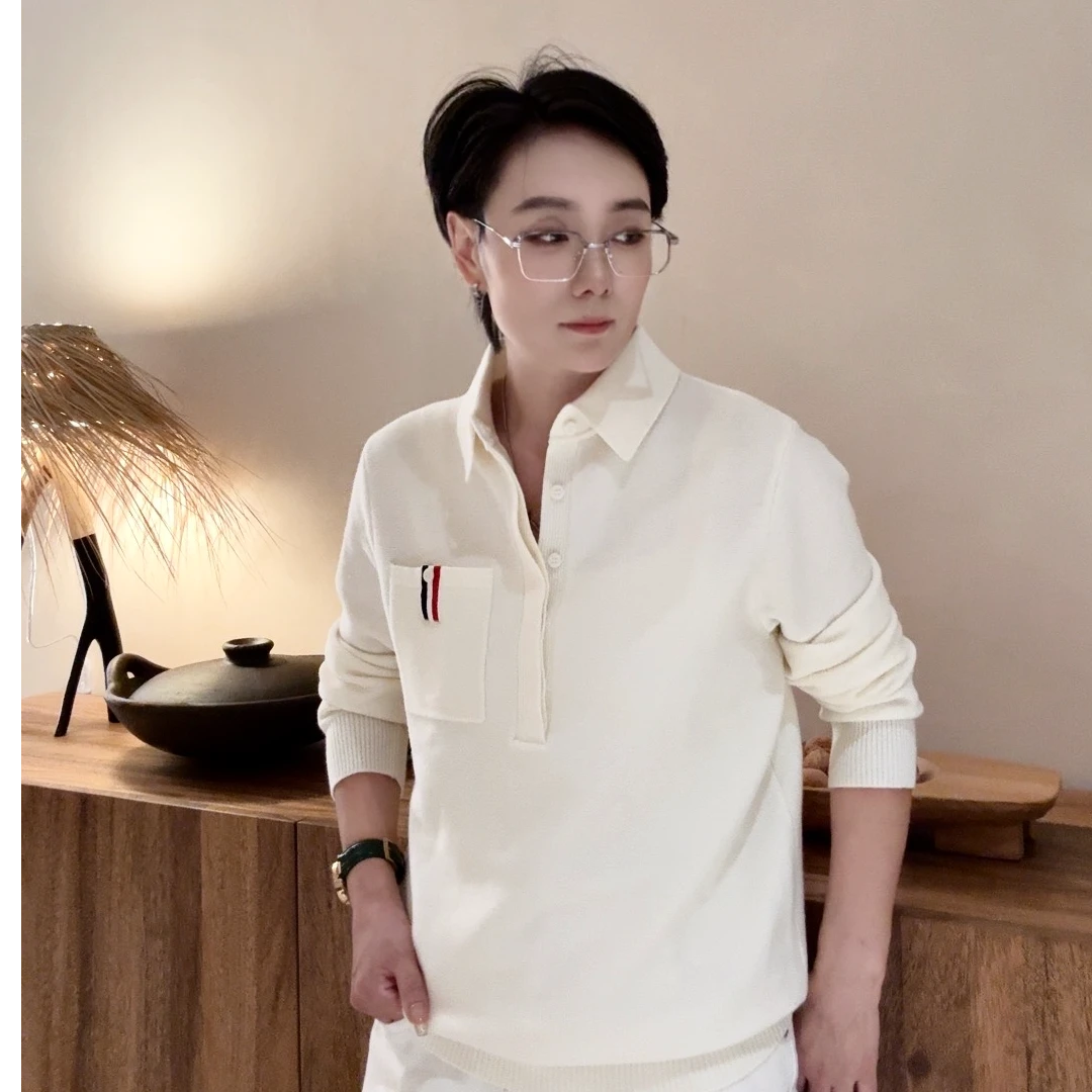 GM-FINA专属男士毛衣秋冬新品时尚翻领修身打底衫线衣78850