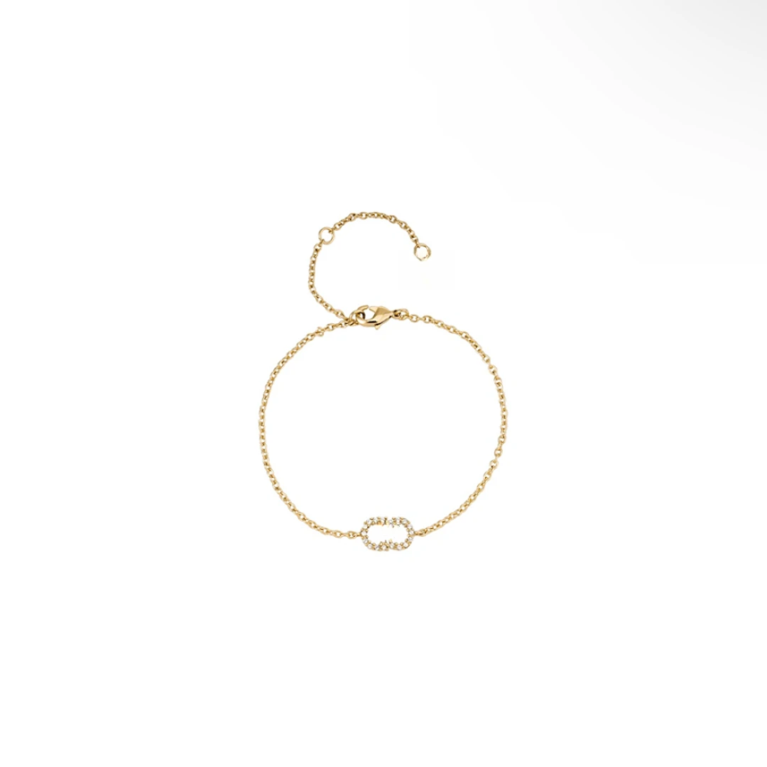 合金手链 【C--d系列】轻奢时尚百搭小众高级设计师款金色气质