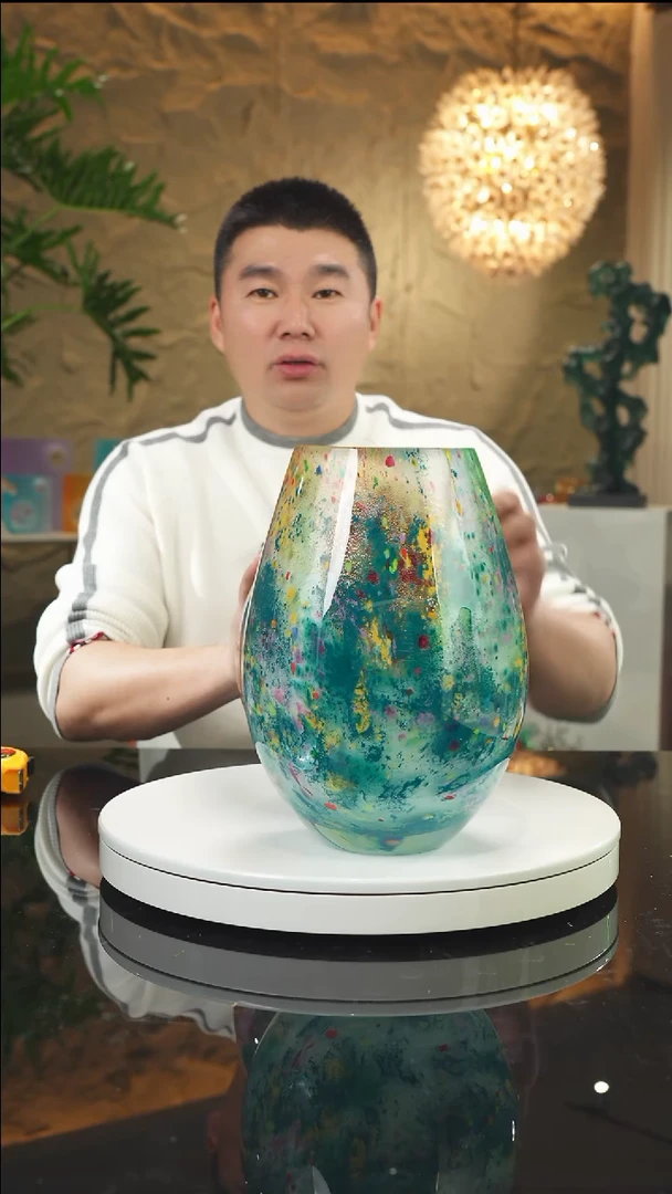 【闪购商品】瓷片设计款花瓶摆件