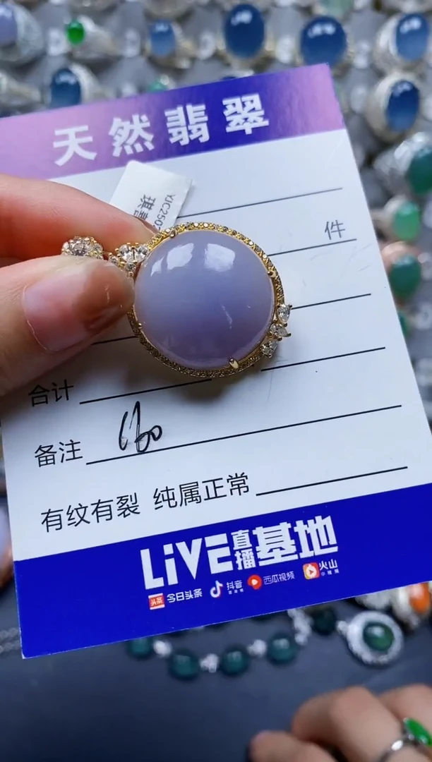 翡翠银S925镶嵌颈饰0160