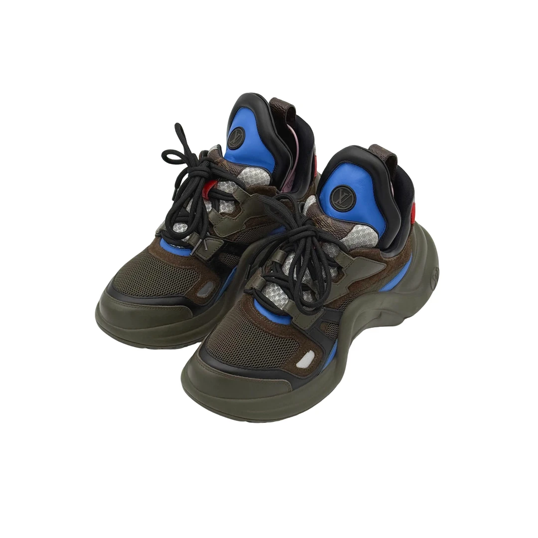 99新 LouisVuitton/路易威登 Archlight 拼色老爹鞋/37码/DM0711