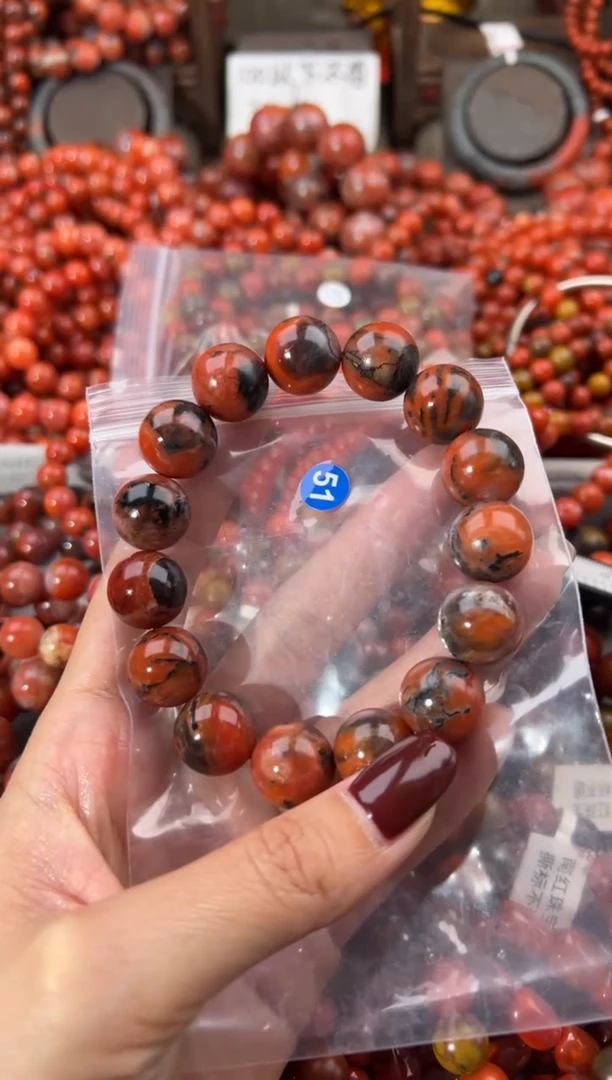 未镶嵌手串南红玛瑙14+