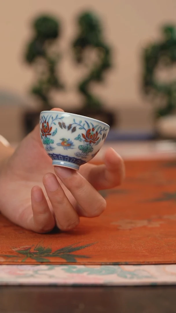 源明清忆满池娇小杯