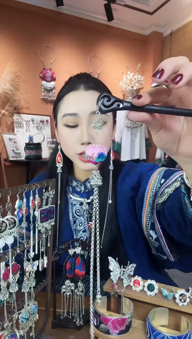 【闪购商品】刺绣纯手工民族风发簪