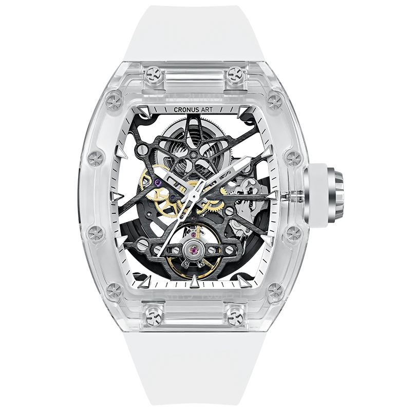 Cronus Art/Cronus Art星域镂空酒桶型手表时尚男款防水机械腕表