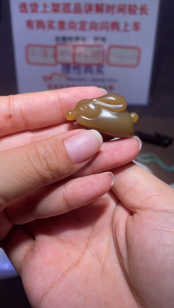 和田玉未镶嵌挂件无**眠X472