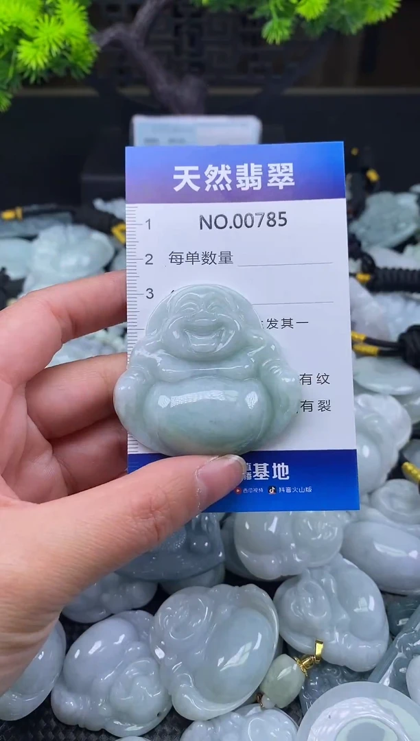 颈饰未镶嵌翡翠天然缅甸翡翠785