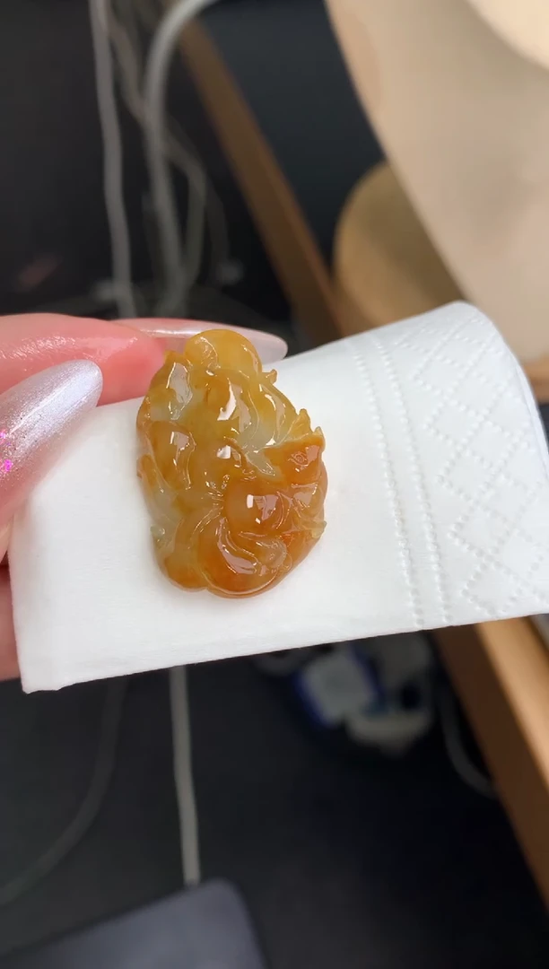 未镶嵌定制翡翠九尾狐