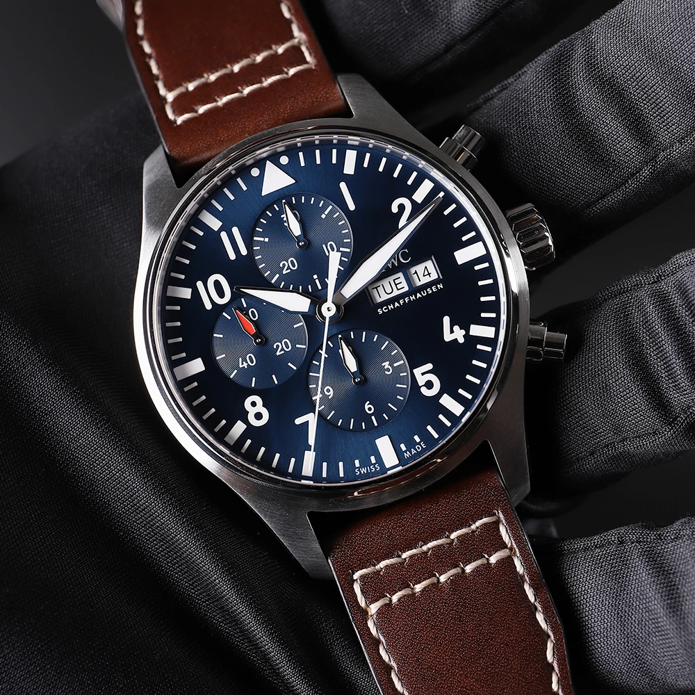 99新 IWC/万国 飞行员/精钢/机械/计时男表IW377714(小王子)/盒证