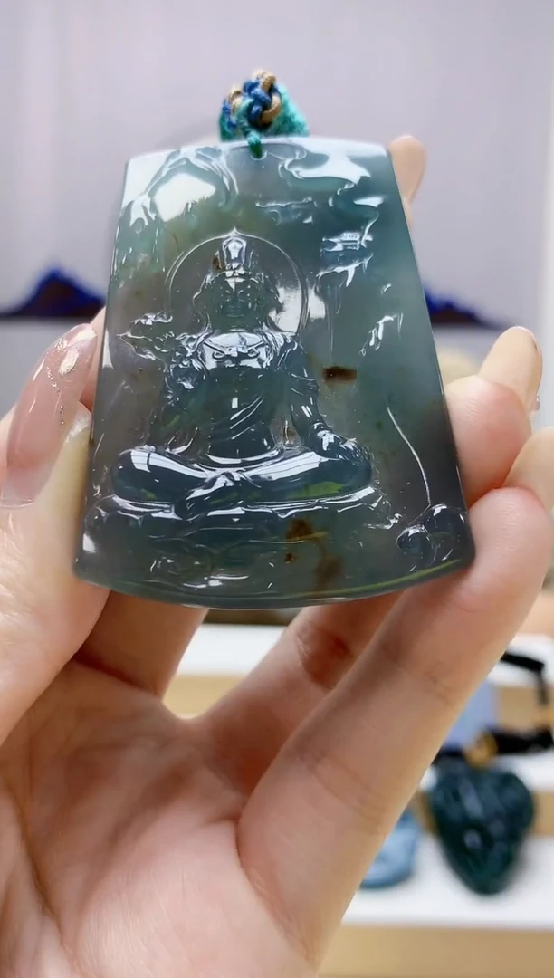 未镶嵌定制翡翠5167jw-毛货挂件8