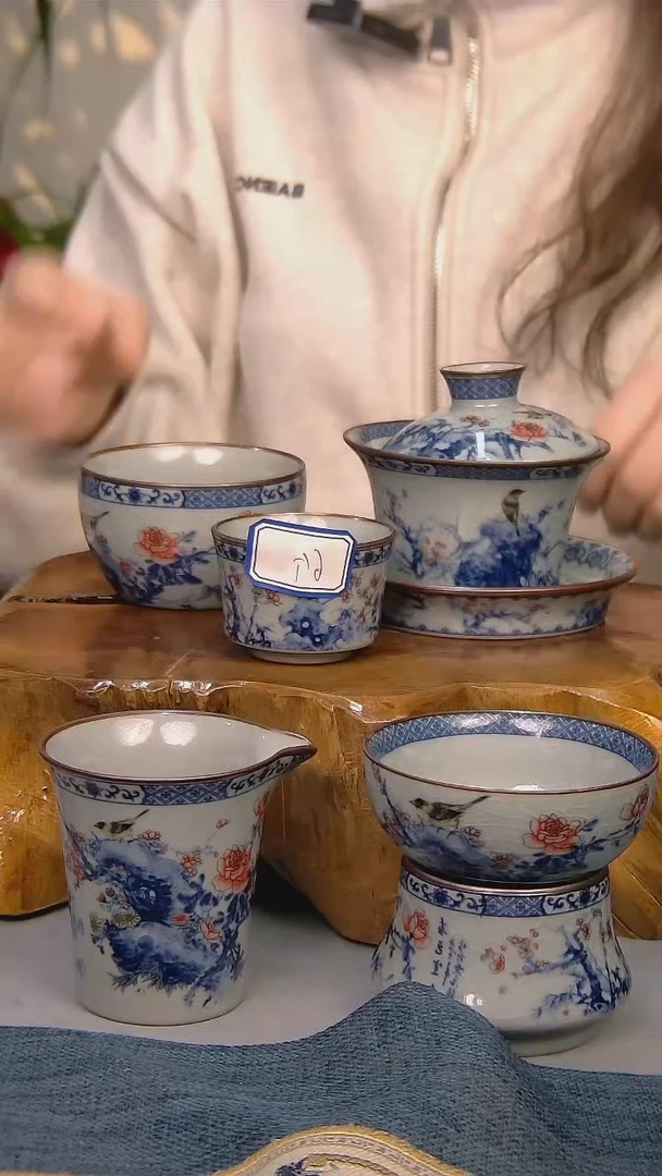 【闪购商品】简装家用款10件套 陶瓷家用茶具系列