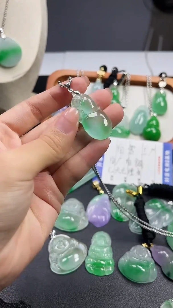 颈饰未镶嵌翡翠  所见即所得 一图一物